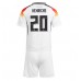 Maillot de foot Allemagne Benjamin Henrichs #20 Domicile vêtements enfant Europe 2024 Manches Courtes (+ pantalon court)